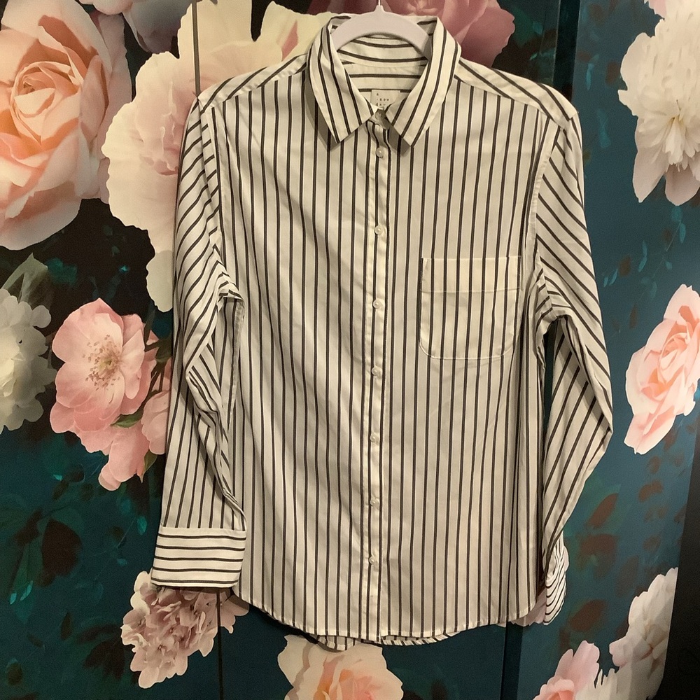 A New Day Monochrome Striped Shirt